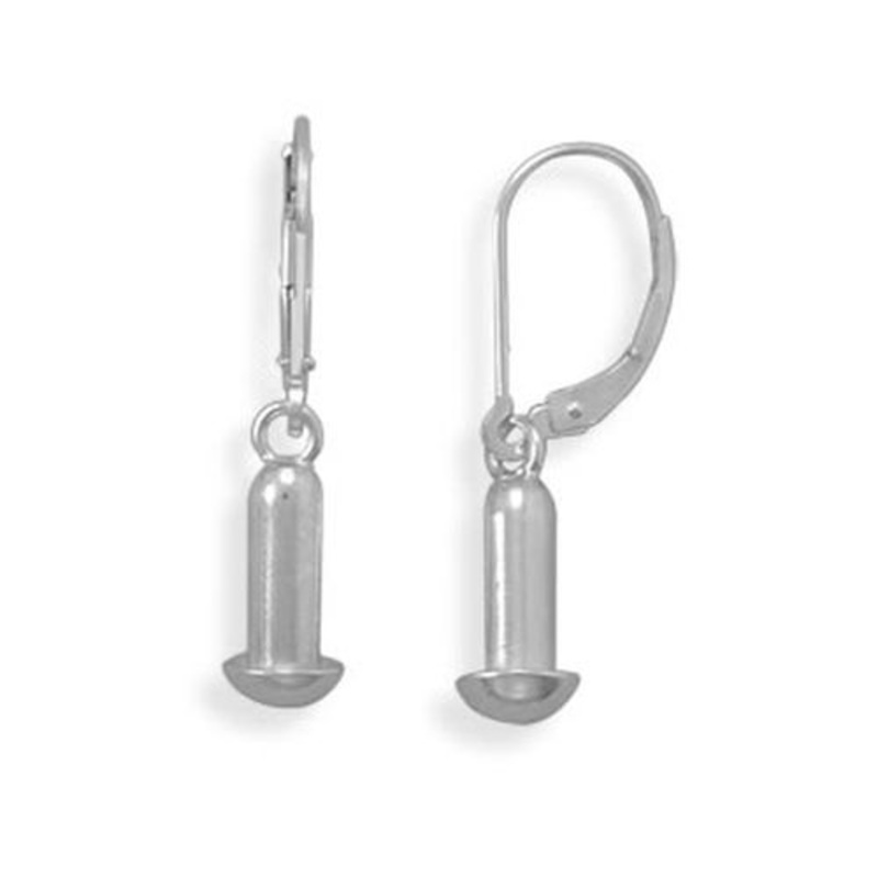 MMA Small Tube Story Bead Earrings.