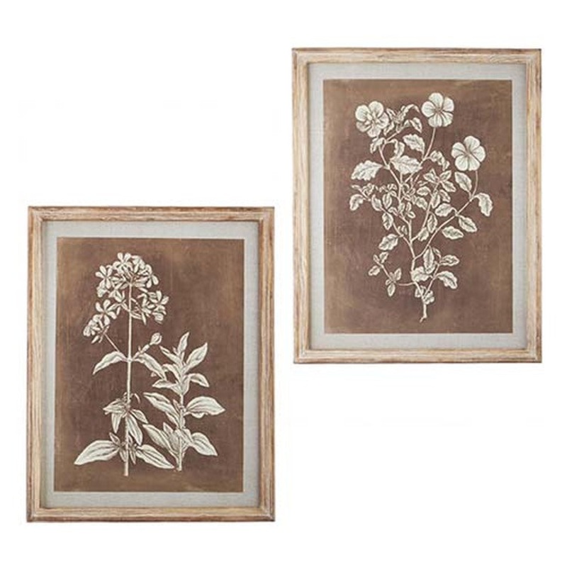 Raz Imports Back At The Ranch 23.75 Botanical Framed Wall Art, Asst of 2