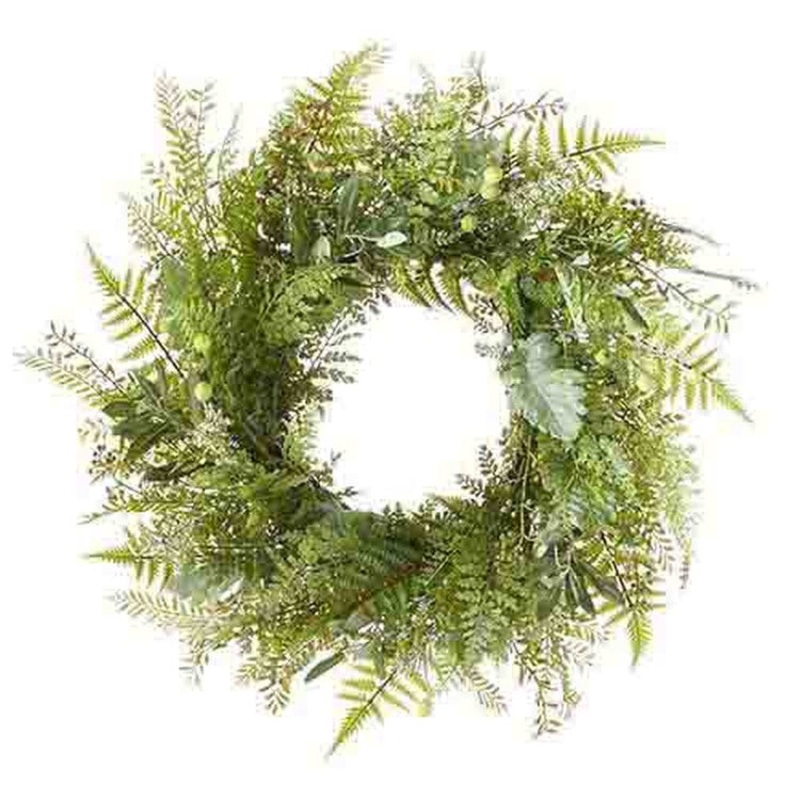 Raz Imports Back At The Ranch 28 Mixed Fern Wreath