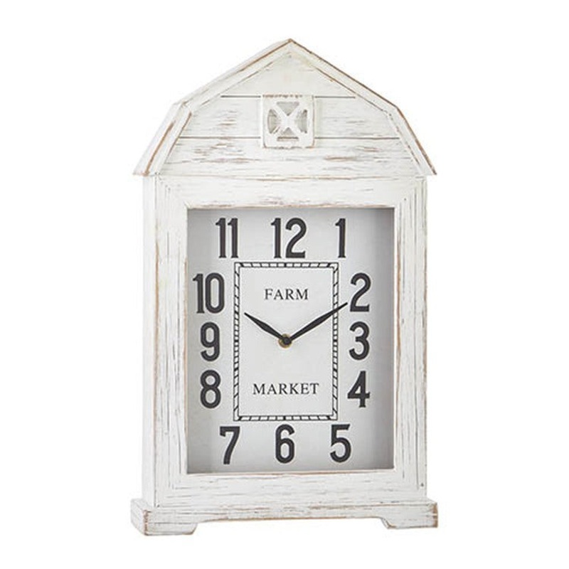 Raz Imports Boxwood 19 Distressed Barn Clock