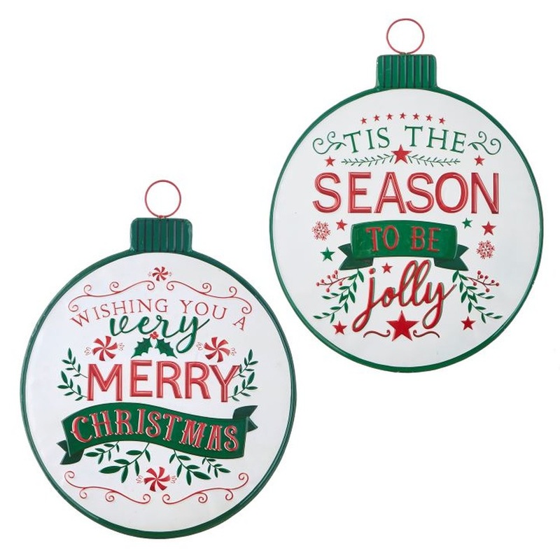 Raz Imports Santa’s Little Helpers 20 Holiday Ornament, Assortment of 2