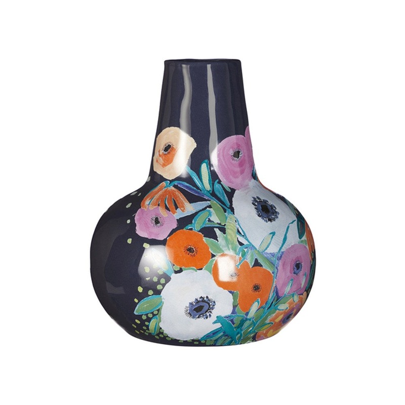 Raz Imports The Gallery 10-inch Welcome The New Vase, by Kait Roberts