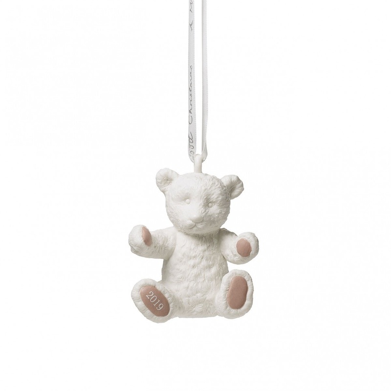 Wedgwood 2019 Baby’s First Christmas Pink Ornaments