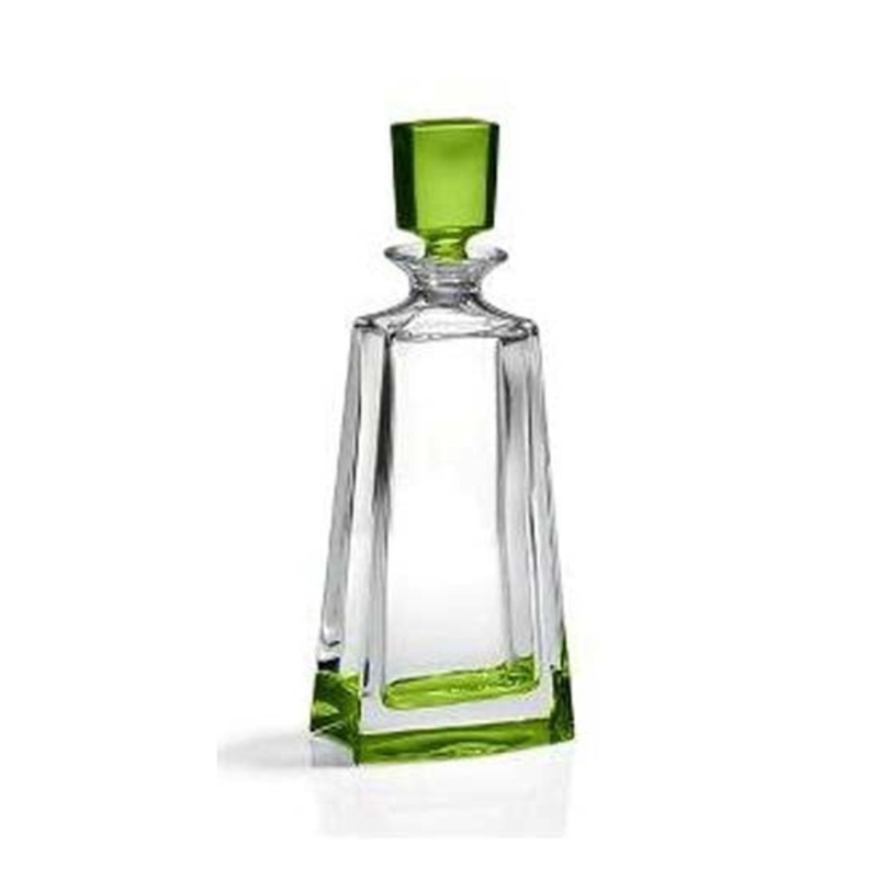 20oz. Green Crystal Decanter.