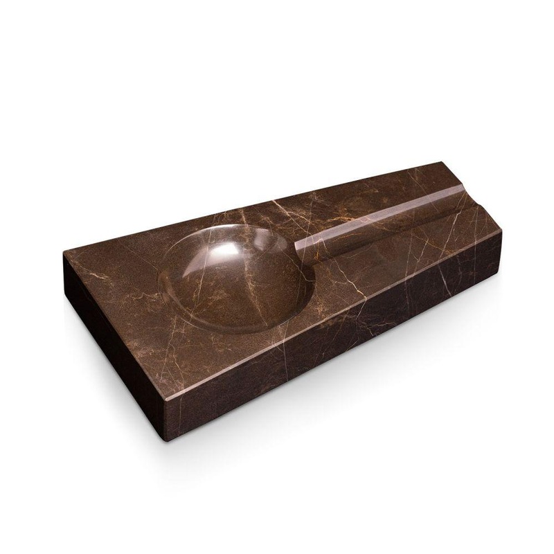 Bey Berk Ashton Ashtray|Burlywood|DimGray