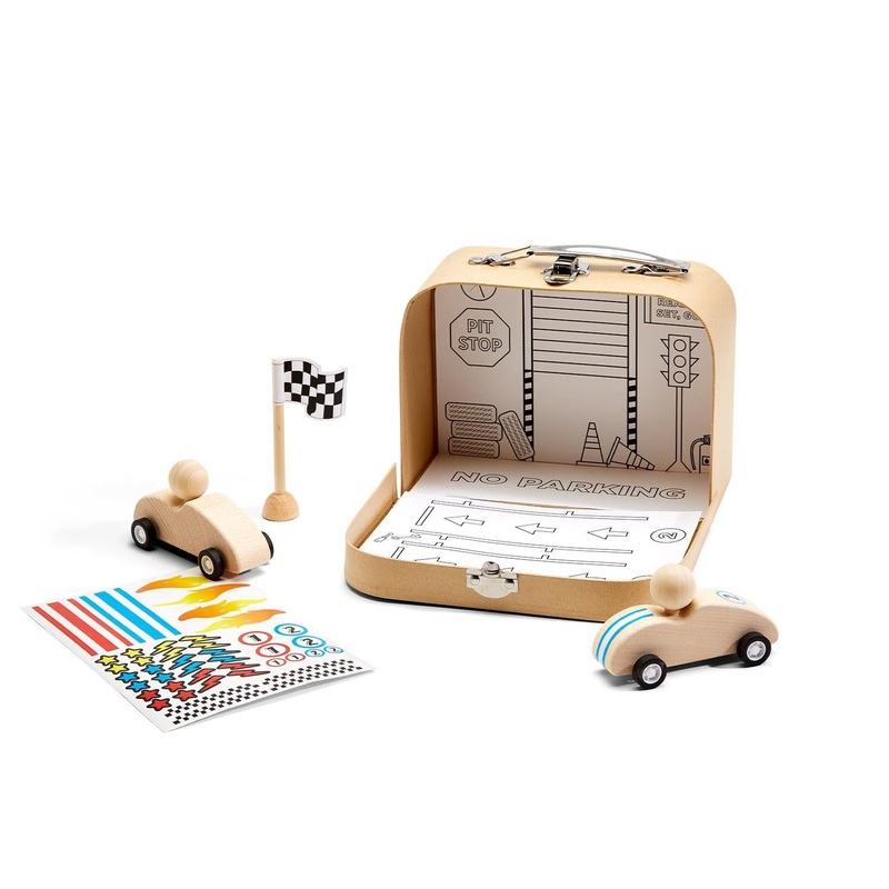 Two’s Company Make Your Own Car Race Kit