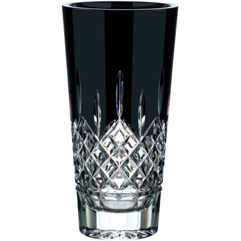 Waterford Lismore Black Vase|12 inches|10 inches