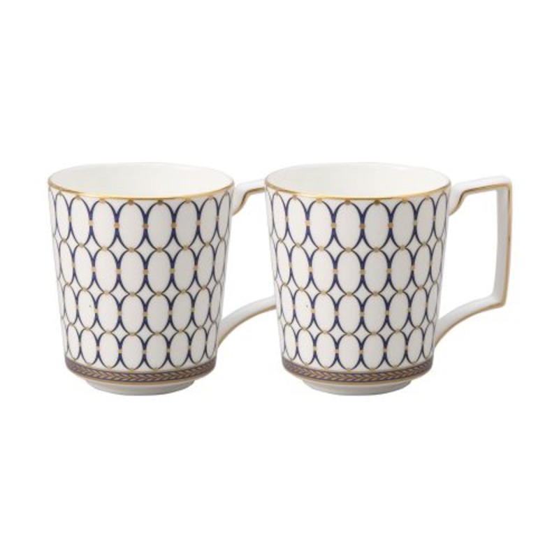 Wedgwood Renaissance Gold Mug 10.1floz, Set of 2