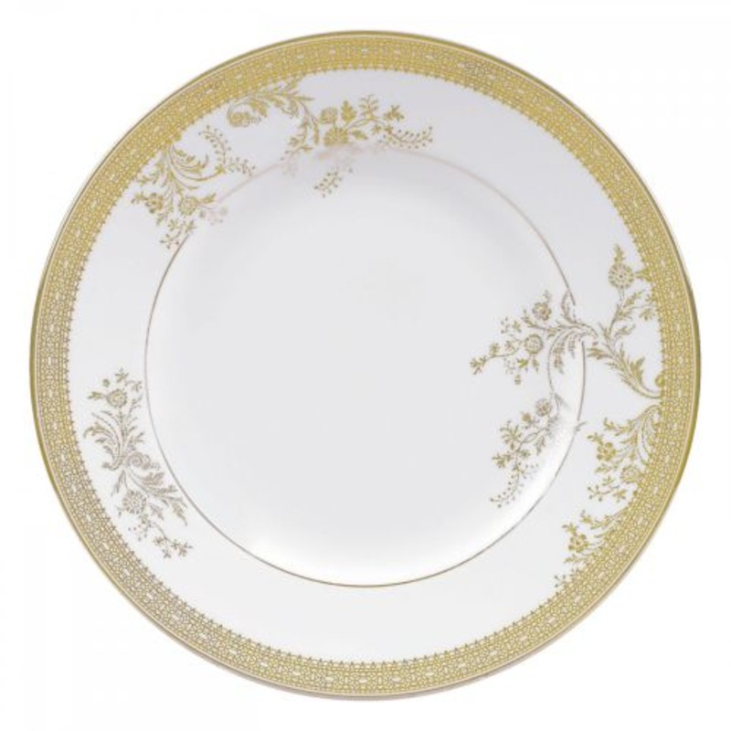 Wedgwood Vera Wang Lace Gold Salad Plate 8-Inch