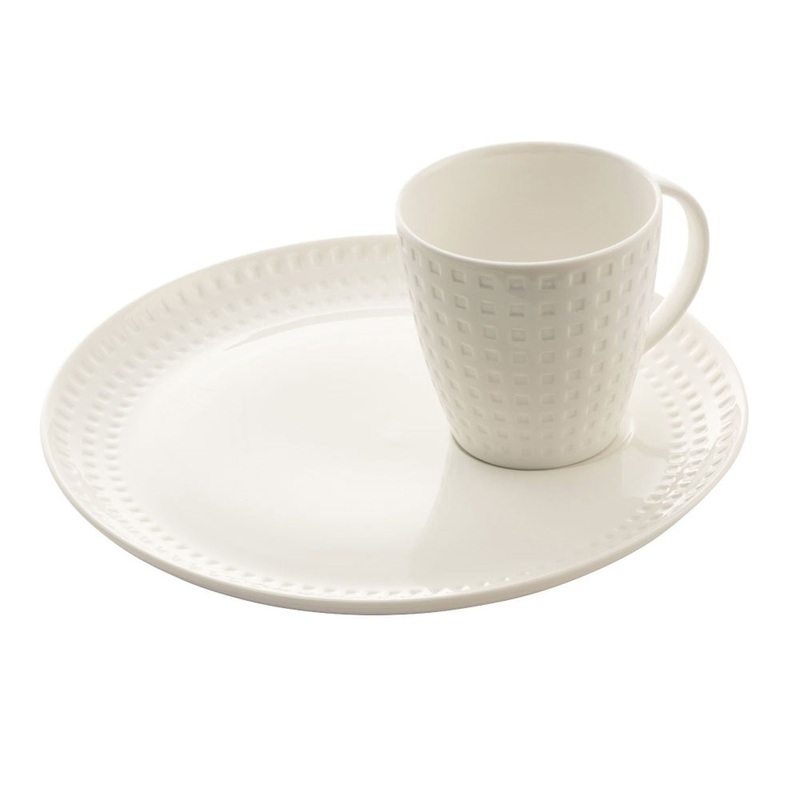 Belleek Grafton Cup & Tray