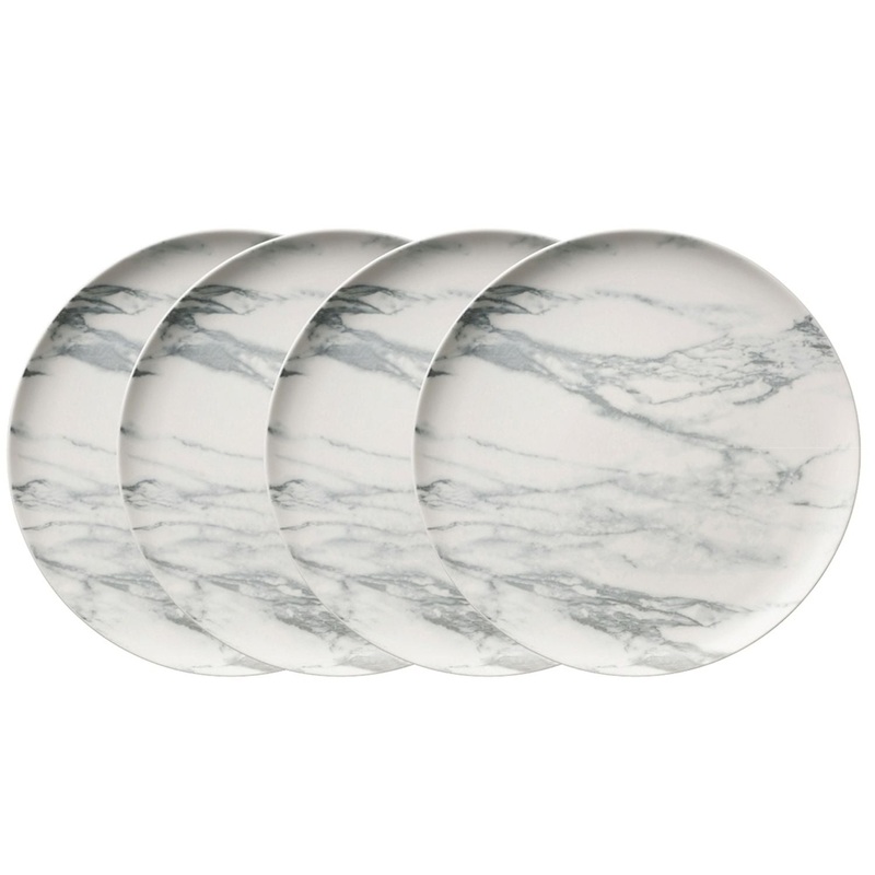 Belleek Marbled Dinner Plate, Set of 4, , Marble, 2.5 x 10 x 10