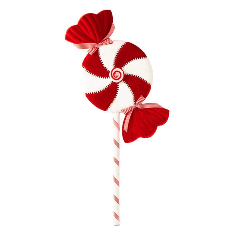 December Diamonds Candy Cane Lace 37 Peppermint Candy Pick