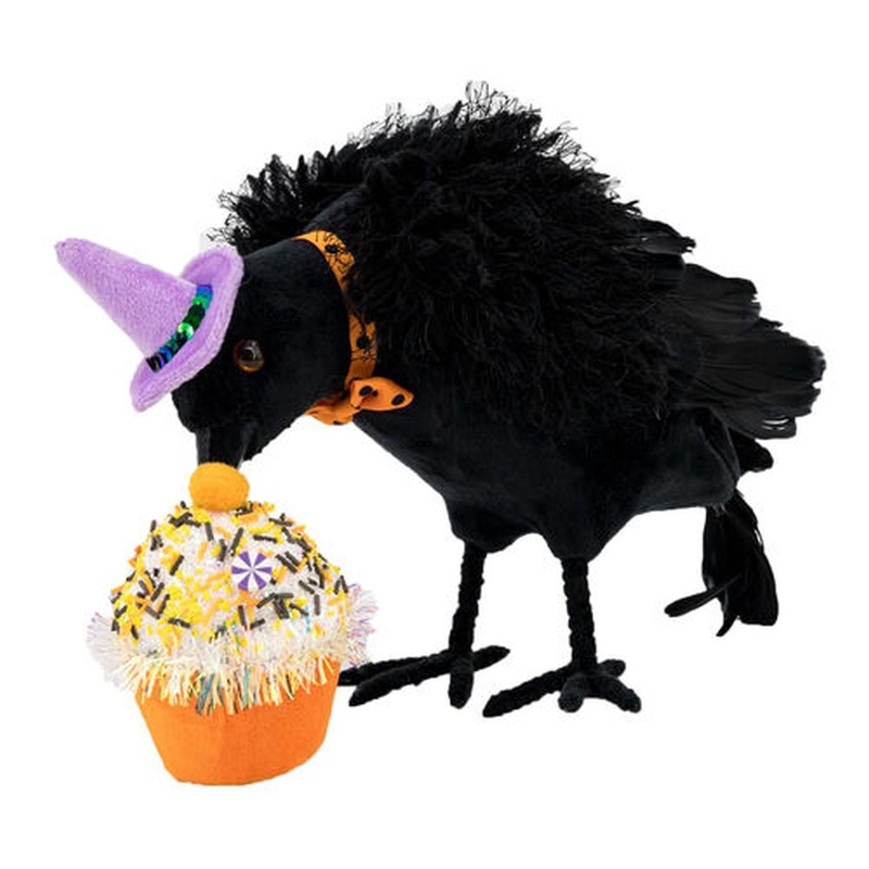 December Diamonds Trick Or Treat – 11 Black Crow With Cupcake