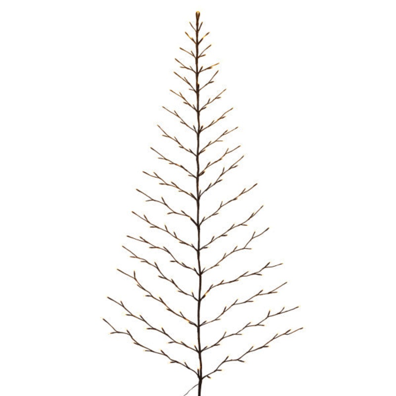 Gerson Company Tree-Shaped Wall Hanging With Led Lights And Pliable Branches