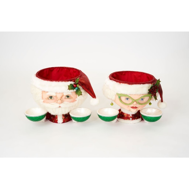 Katherine’s Collection 2022 Mr. And Mrs. Kitschy Serving Pieces, Assortment of 2.