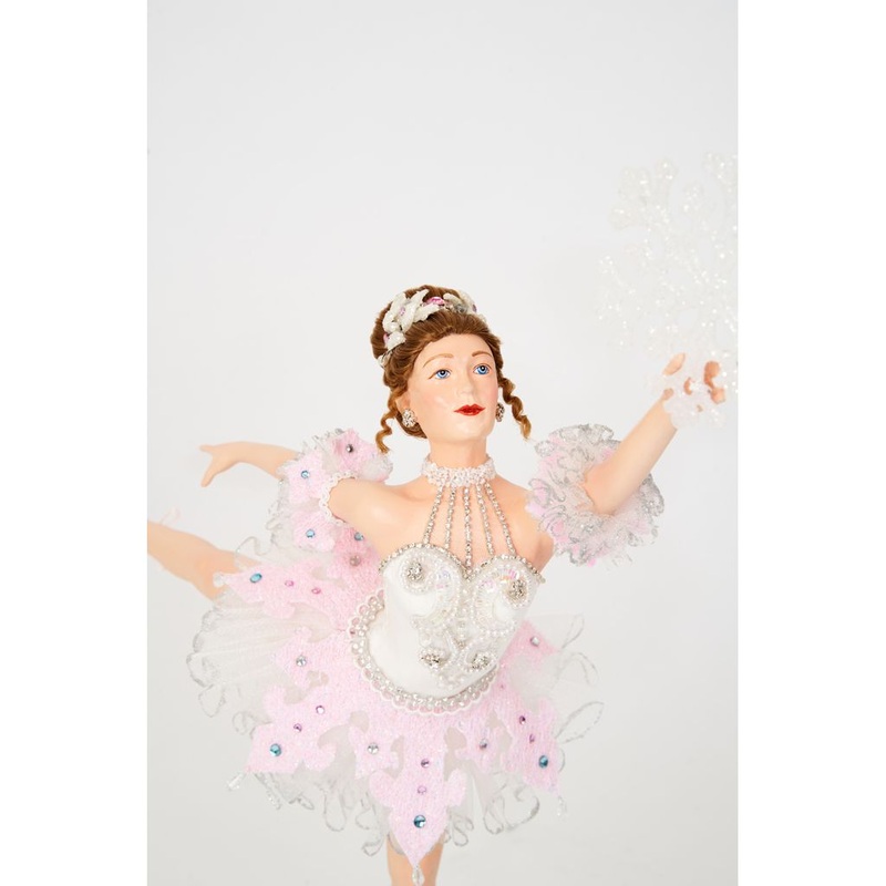 Katherine’s Collection 2022 Tenderness Ballerina Figure in Pink, 21. Polyester