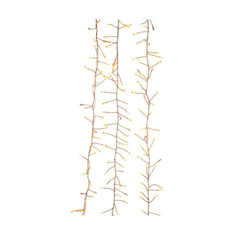 Kurt Adler 240-Light Twinkle Classic White Led Fairy Light Cluster Garland