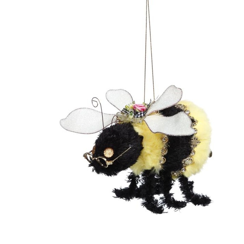 Mark Roberts 2022 Bumble Bee Ornament, Small, 4