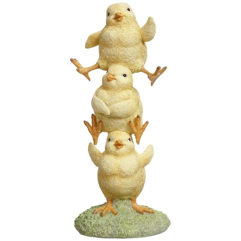 Mark Roberts Spring 2022 Chick Trio Stack Figurine, 8