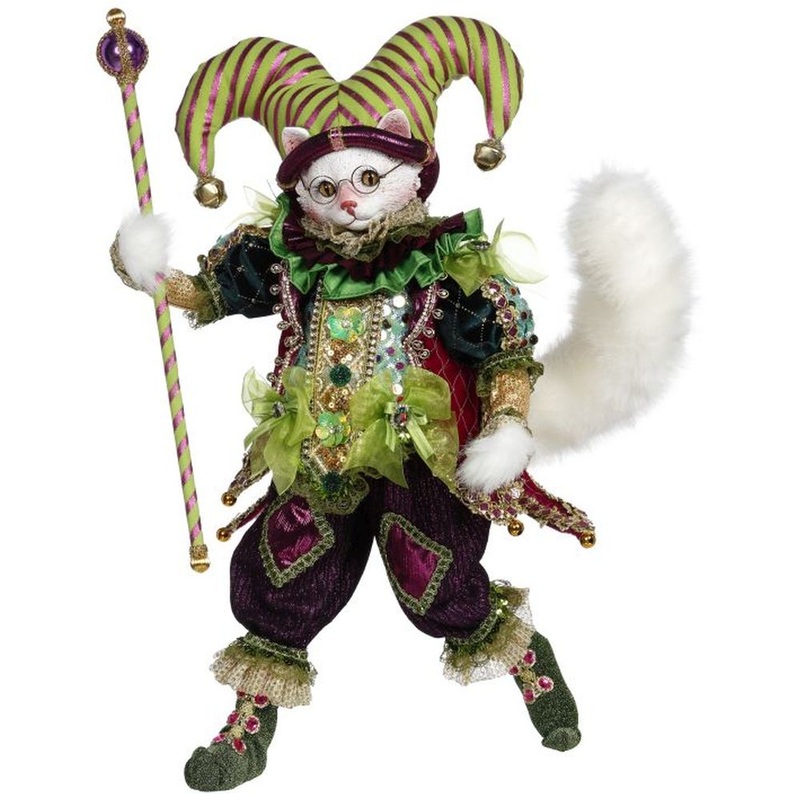 Mark Roberts Spring 2022 Feline Jester Figurine, 26