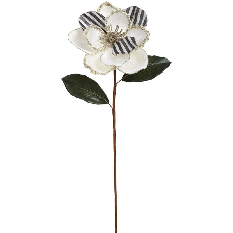 Mark Roberts Spring 2022 Royal Stripe Magnolia, 30”, Set of 6