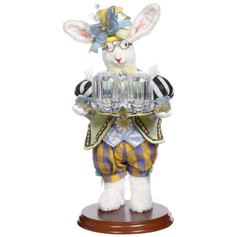 Mark Roberts Spring 2022 Salt & Pepper Server Rabbit Figurine, 12