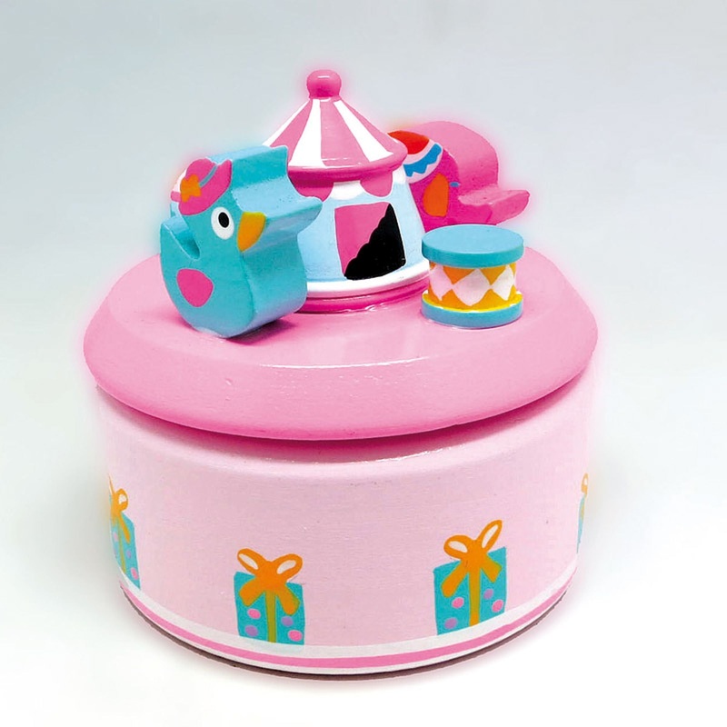 Musicbox Kingdom Wooden Circus Turns To The Melody Oh Du Lieber Augustin