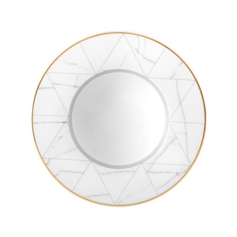 Vista Alegre Carrara Soup Plate, Porcelain, 10