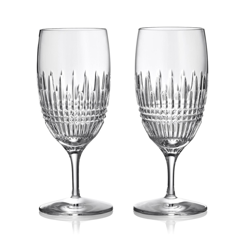 Waterford Lismore Diamond Essence Iced Beverage 17.5floz, Set of 2