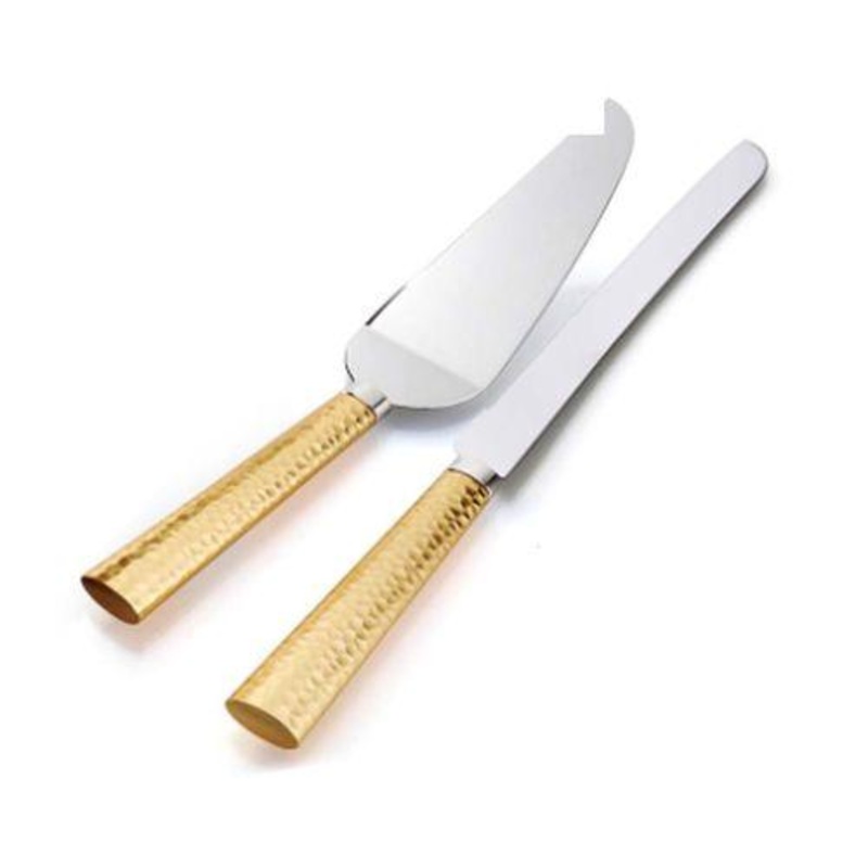 Artistique Cake Server Set|Gold