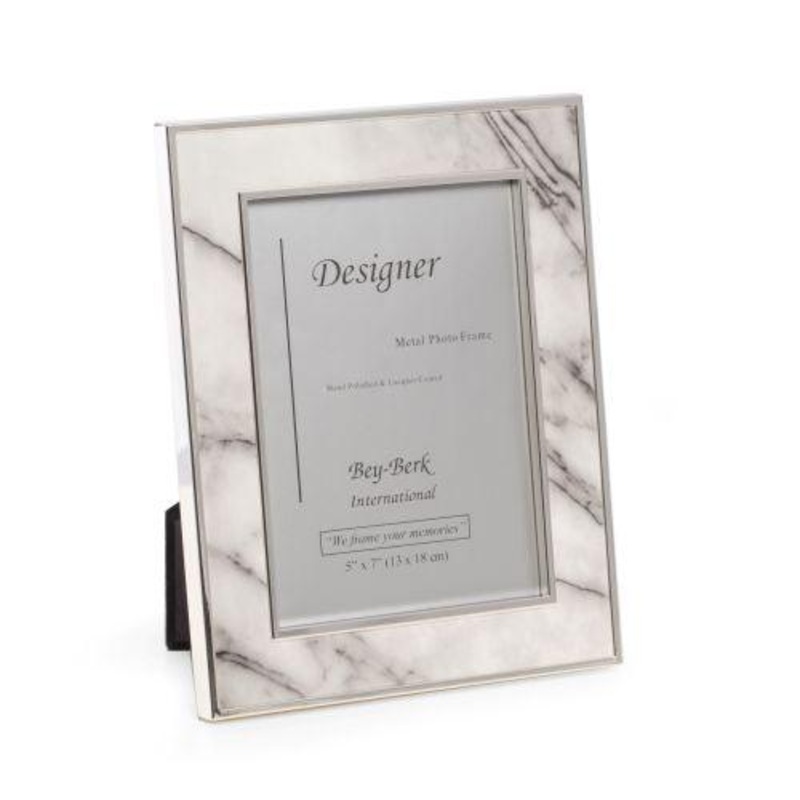 Bey Berk Marble Design Picture Frame with Easel Back