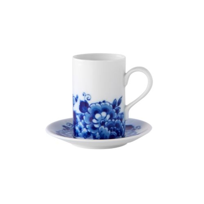 Vista Alegre Blue Ming Coffee Cups and Saucers, Porcelain