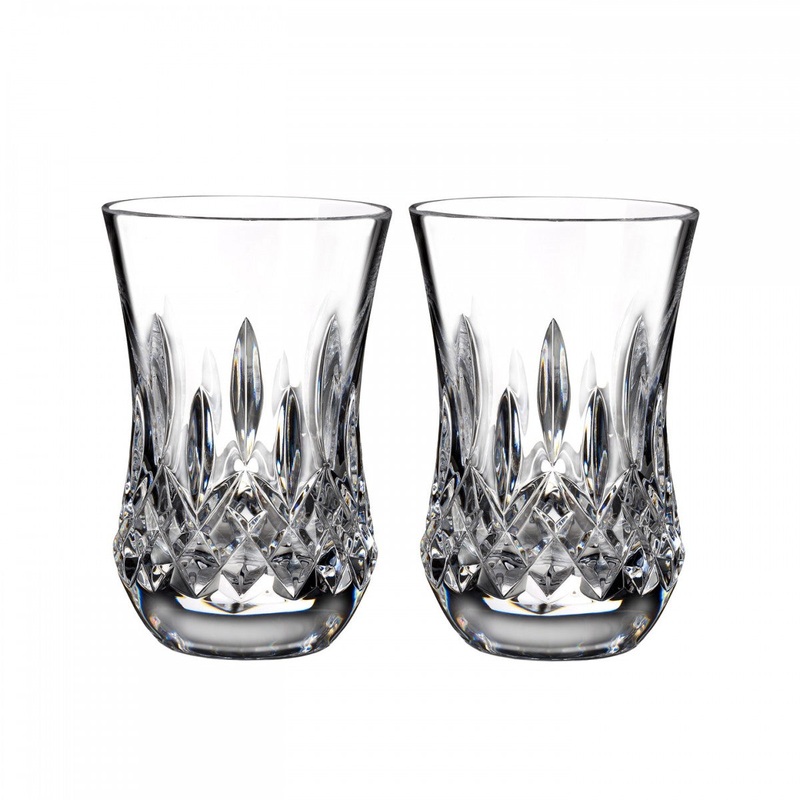 Waterford Connoisseur Lismore Flared Sipping Tumbler Pair – 6 oz