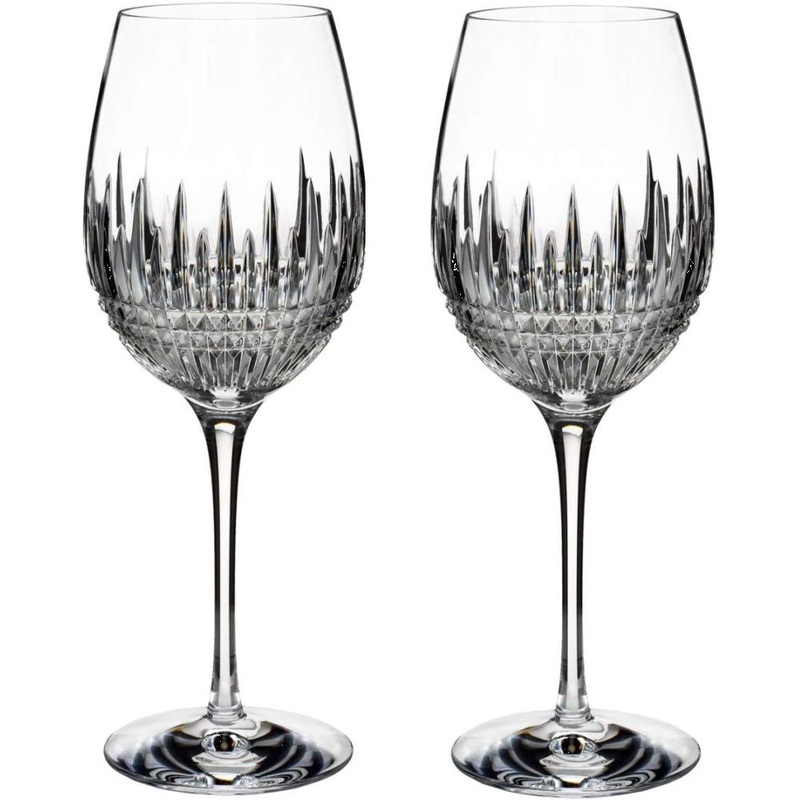Waterford Lismore Diamond Essence Goblet 19 Oz Set Of 2