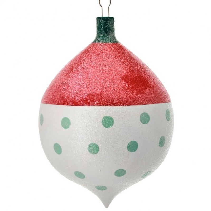 Regency International 14 Vacuum Plated Sugar Frosting Onion Ornament