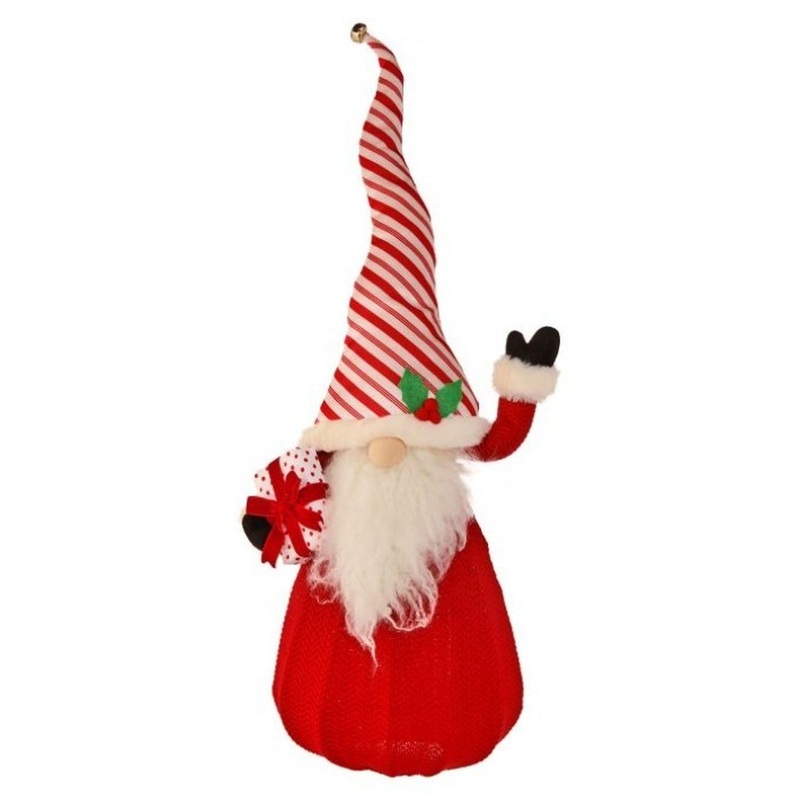 Regency International 27 LED Battery Timer Wired/Polyester Candy Gnome