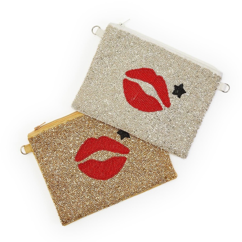 Two’s Company Beaded Pouch, Assortment Of 2