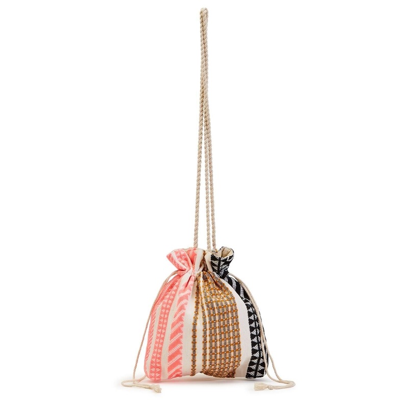 Two’s Company Drawstring Pouch Style Bag