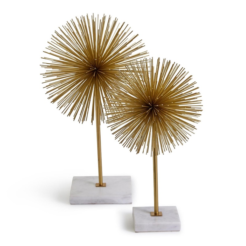 Two’s Company Set of 2 Sunburst Sculpture