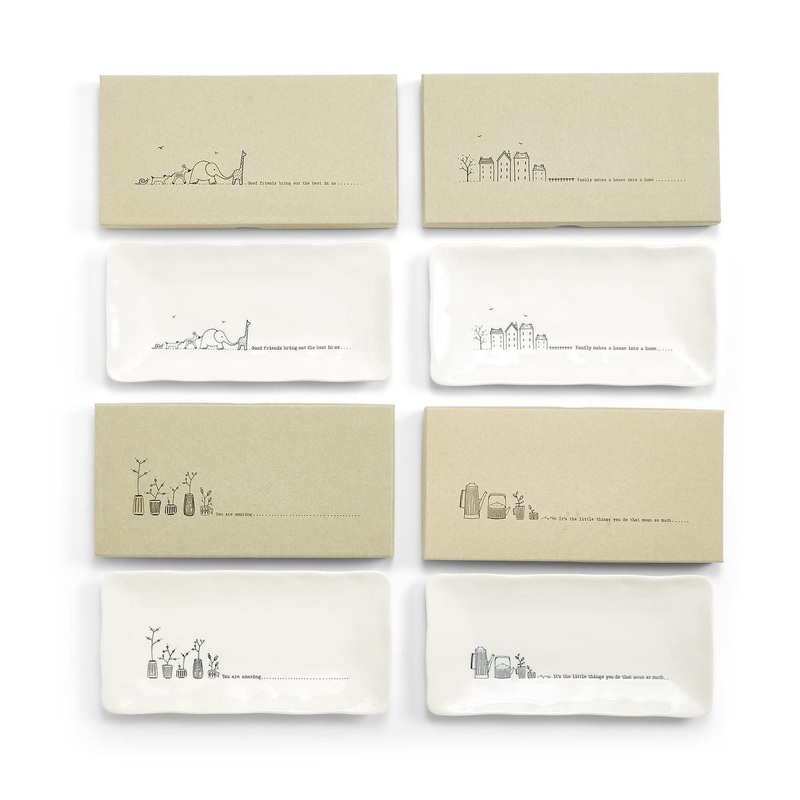 Two’s Company Trinket Tray In Gift Box Assorted 4 Designs