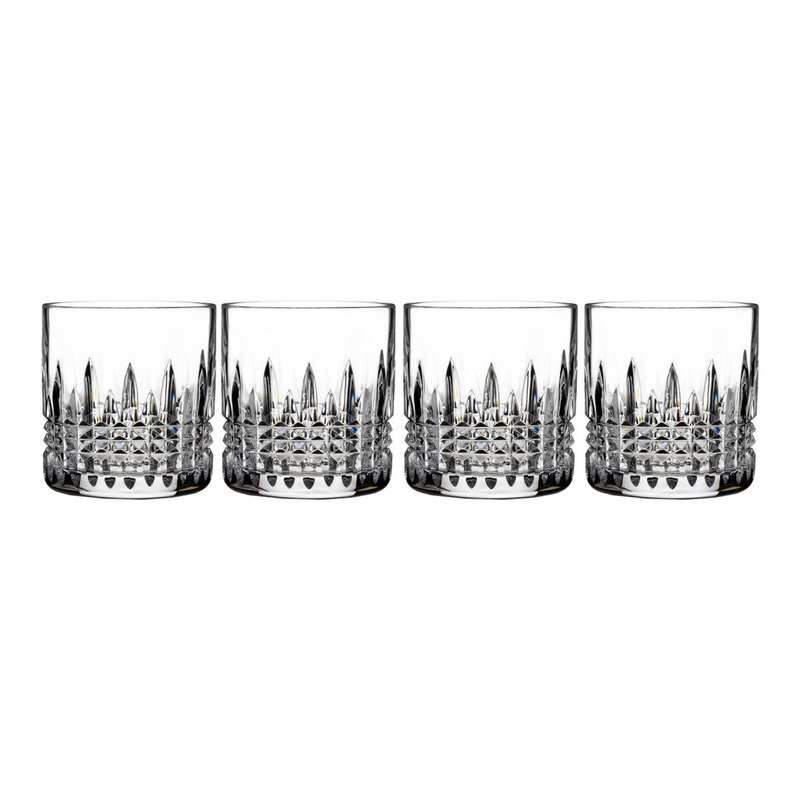 Waterford Connoisseur Lismore Diamond Straight Sided Tumbler Set of 4