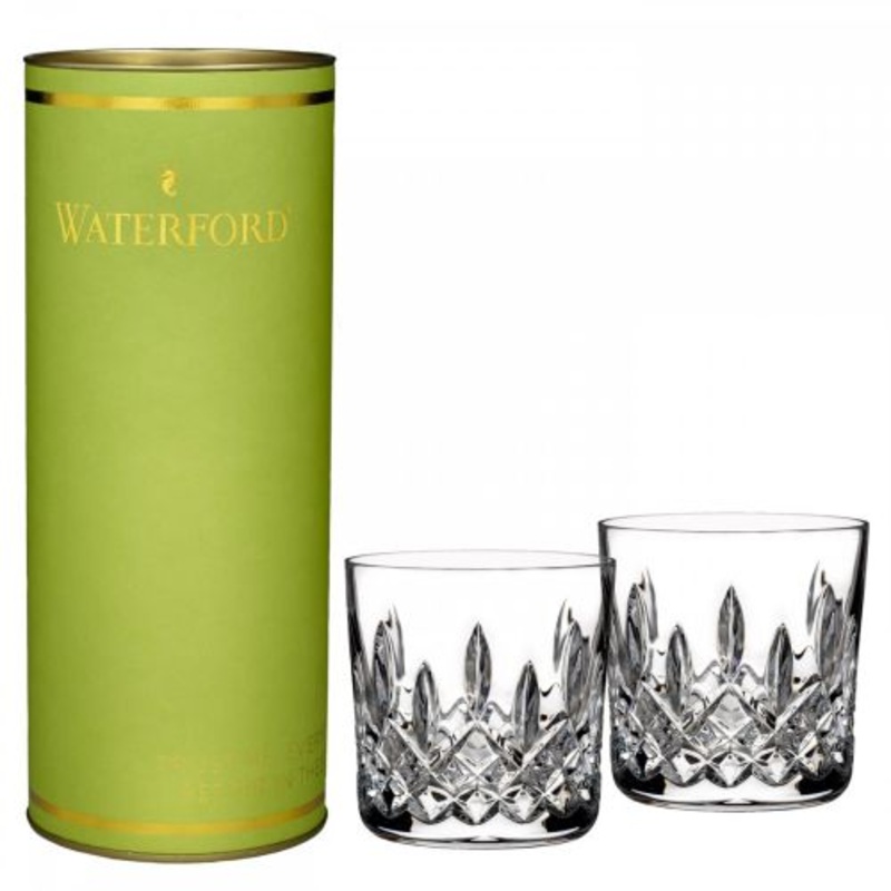 Waterford Giftology Lismore Tumbler 7.5floz, Set of 2, Green Box