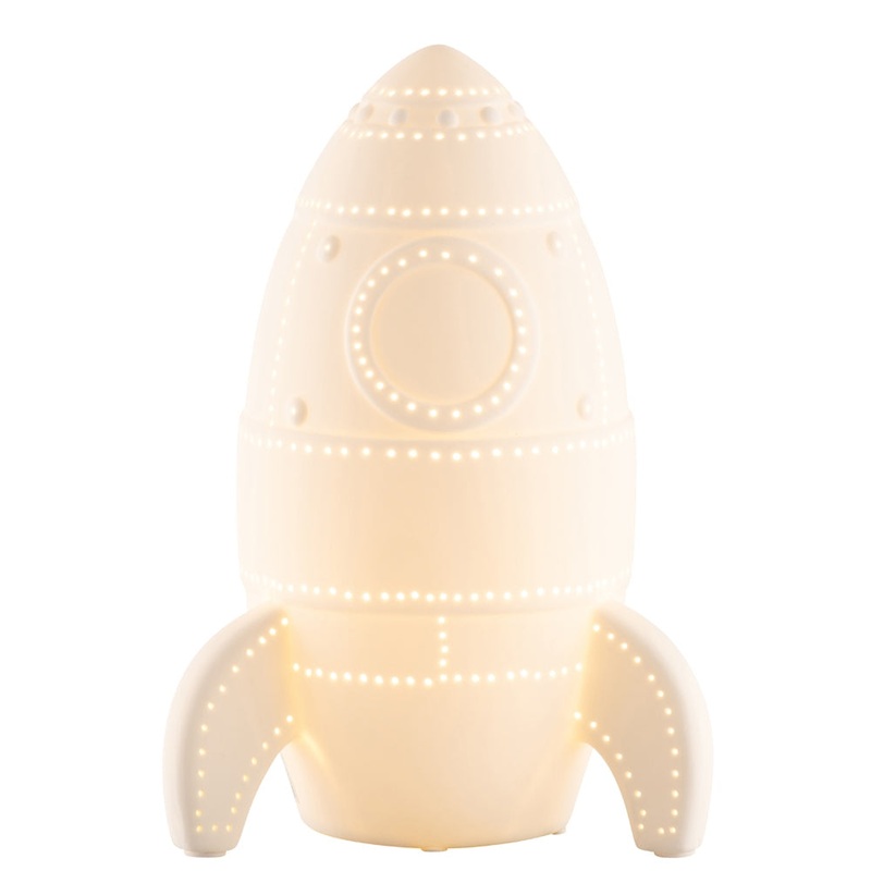 Belleek Rocket Luminaire, 13 x 5 x 5