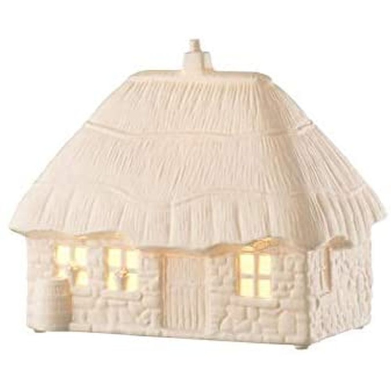 Belleek Thatched Cottage Luminaire.