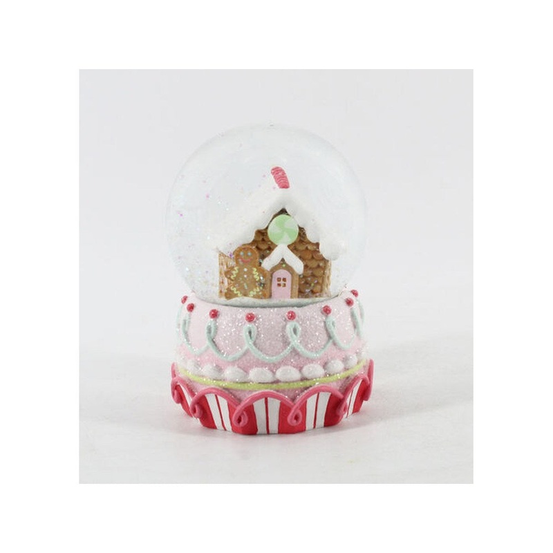 December Diamonds Gingerbread Waterglobe Figurine