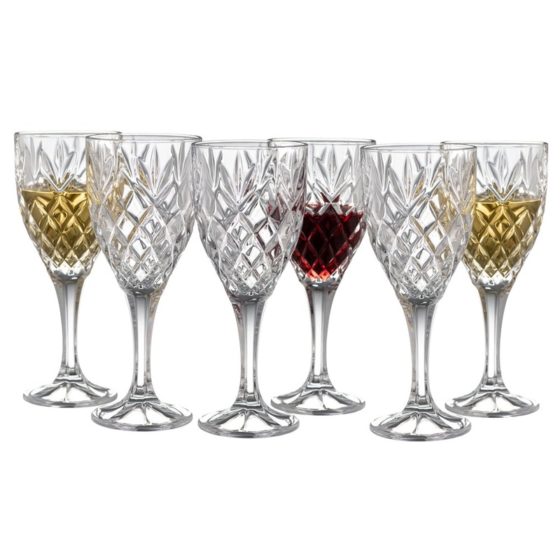 Galway Renmore Goblet, Set of 6, Glass