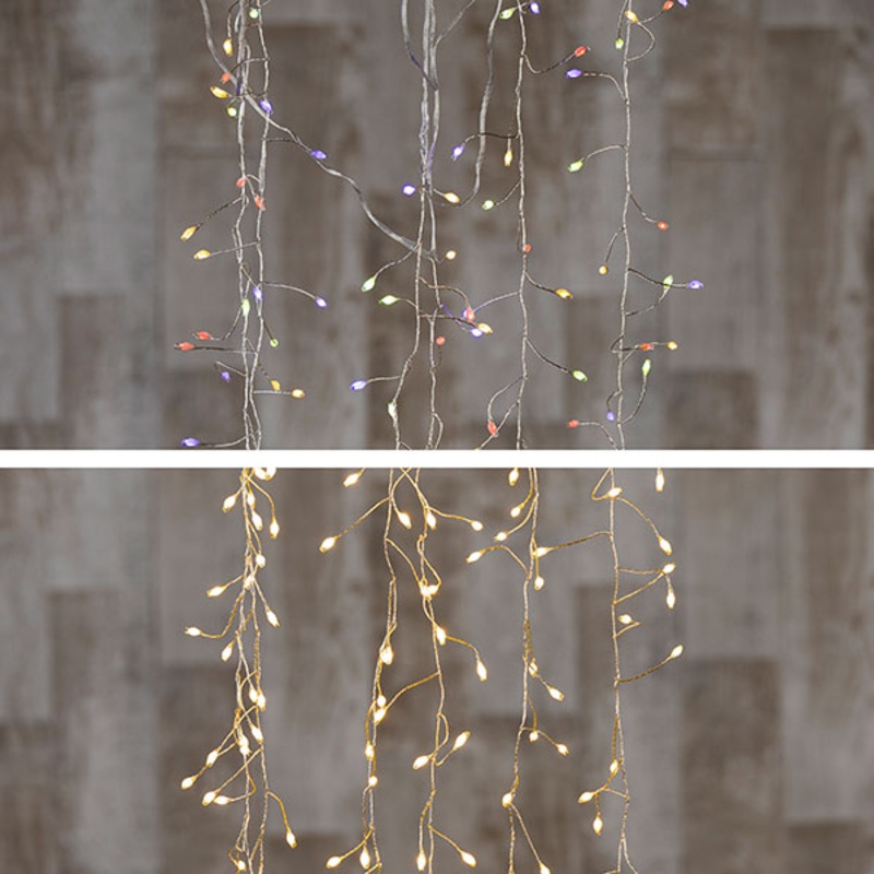 Gerson Company Multi-Function Electric Firecracker Curtain Lights