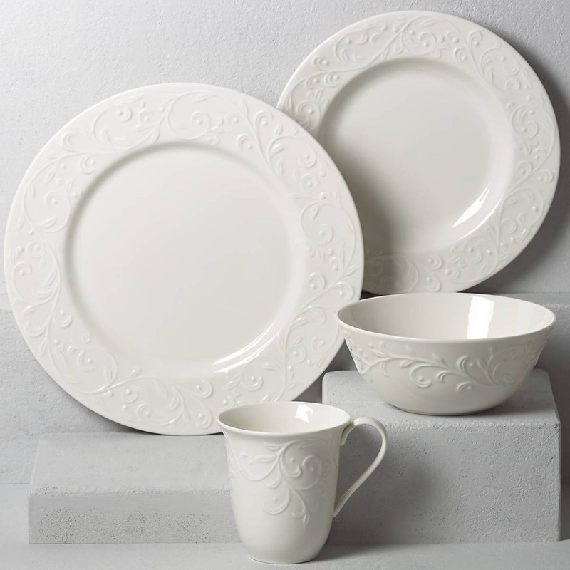 Lenox Opal Innocence Carved 4-Piece Place Setting