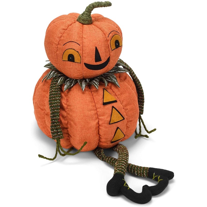 Transpac Plush Pumpkin Peep Sitter