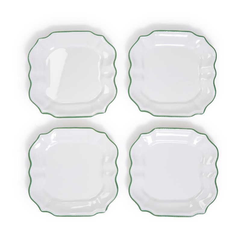 Two’s Company Garden Soiree Set Of 4 Salad /Dessert Plates